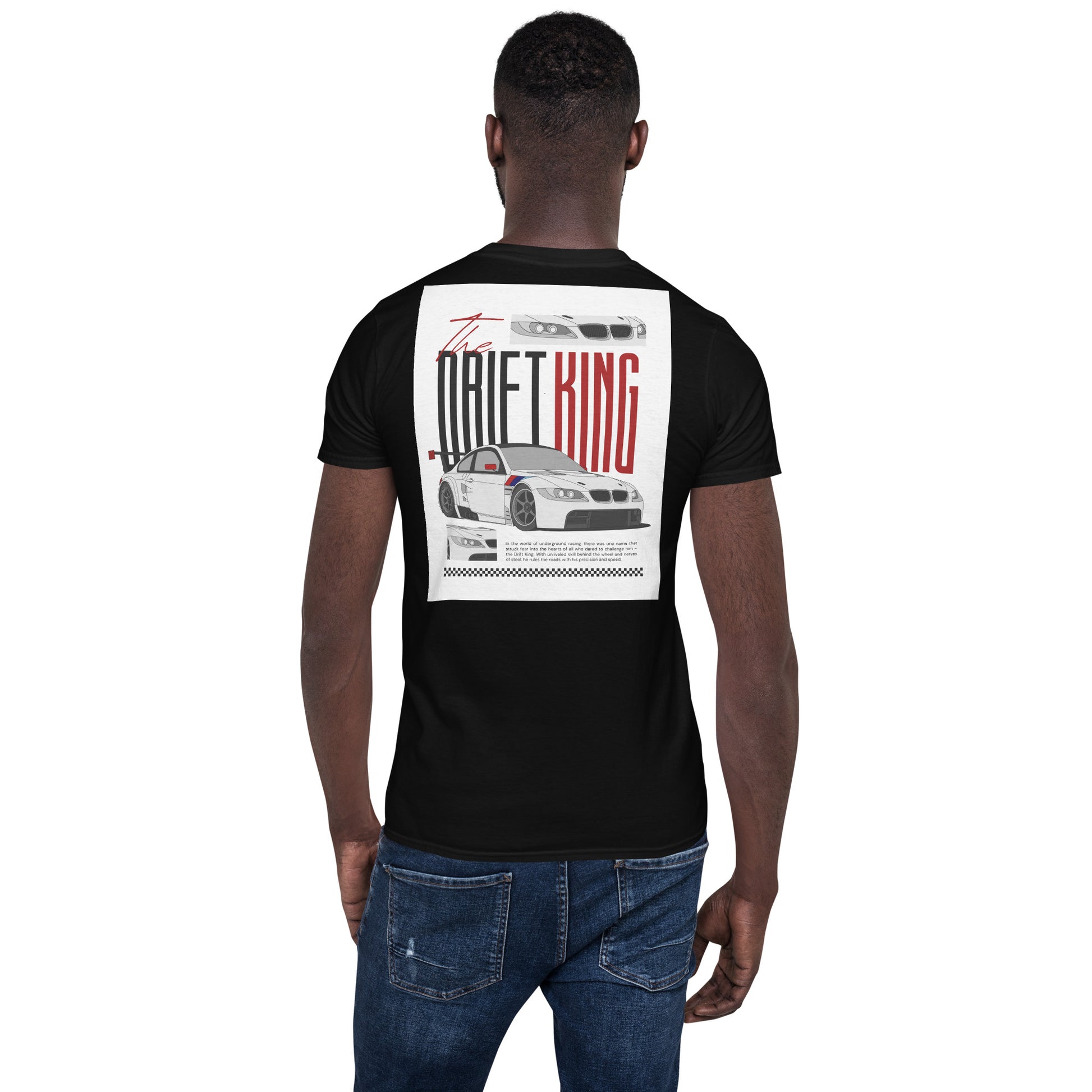 The Drift King – Speed Racing Edition (Unisex Cotton Tee)