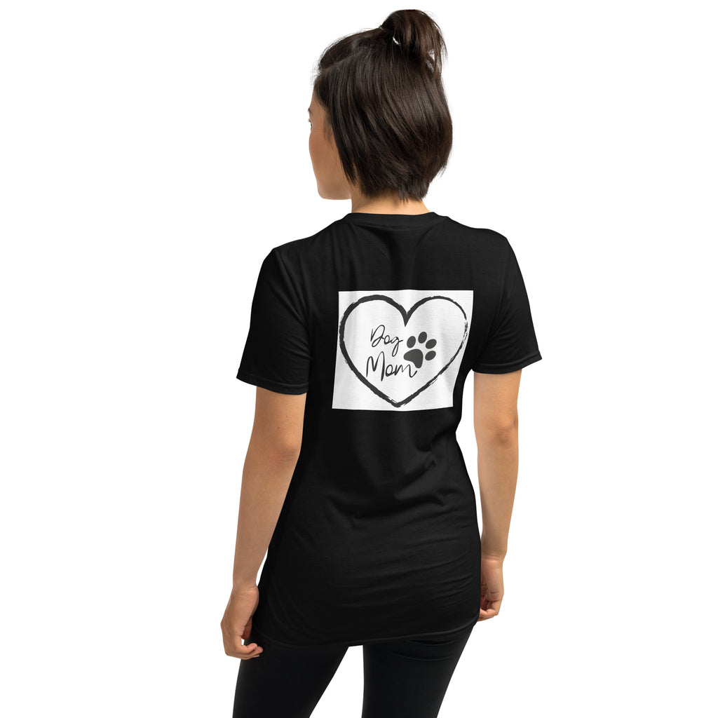 Dog Mom Paw Print Tee – Unisex Pet Lover’s Shirt