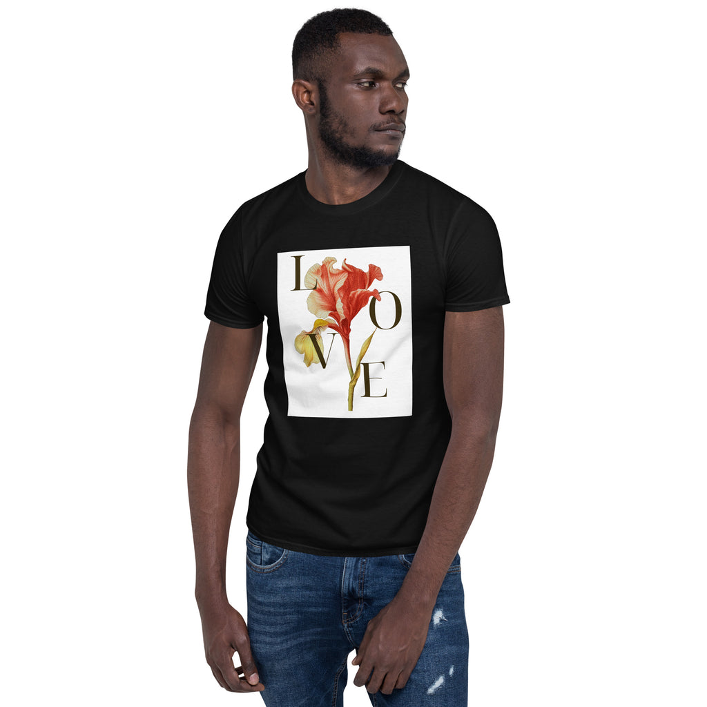 Real Love – Dual-Sided Floral Skull Tee (Unisex)