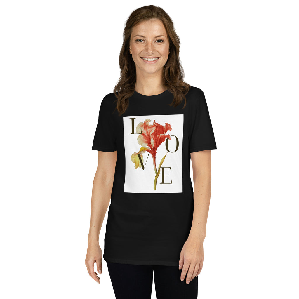 Real Love – Dual-Sided Floral Skull Tee (Unisex)