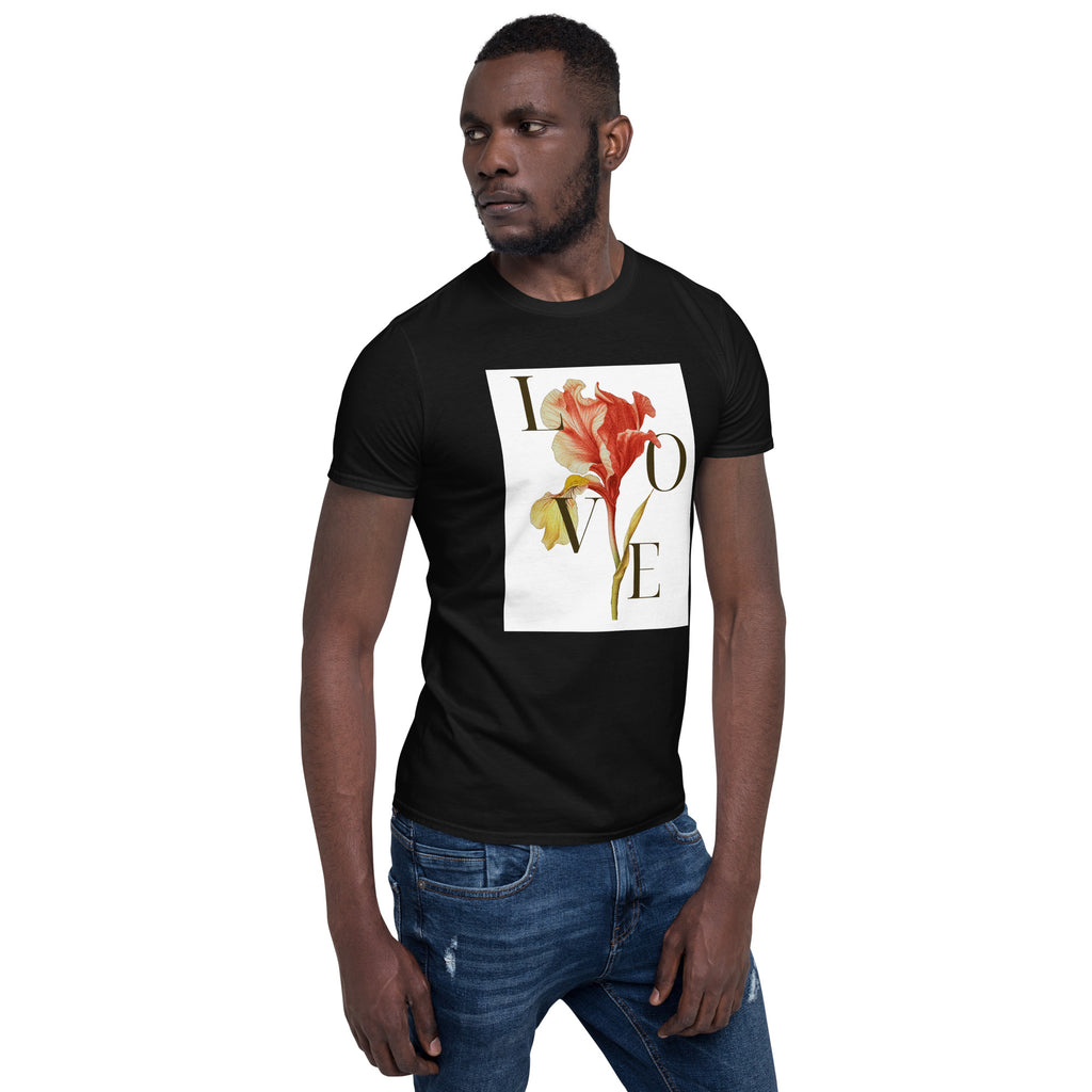 Real Love – Dual-Sided Floral Skull Tee (Unisex)