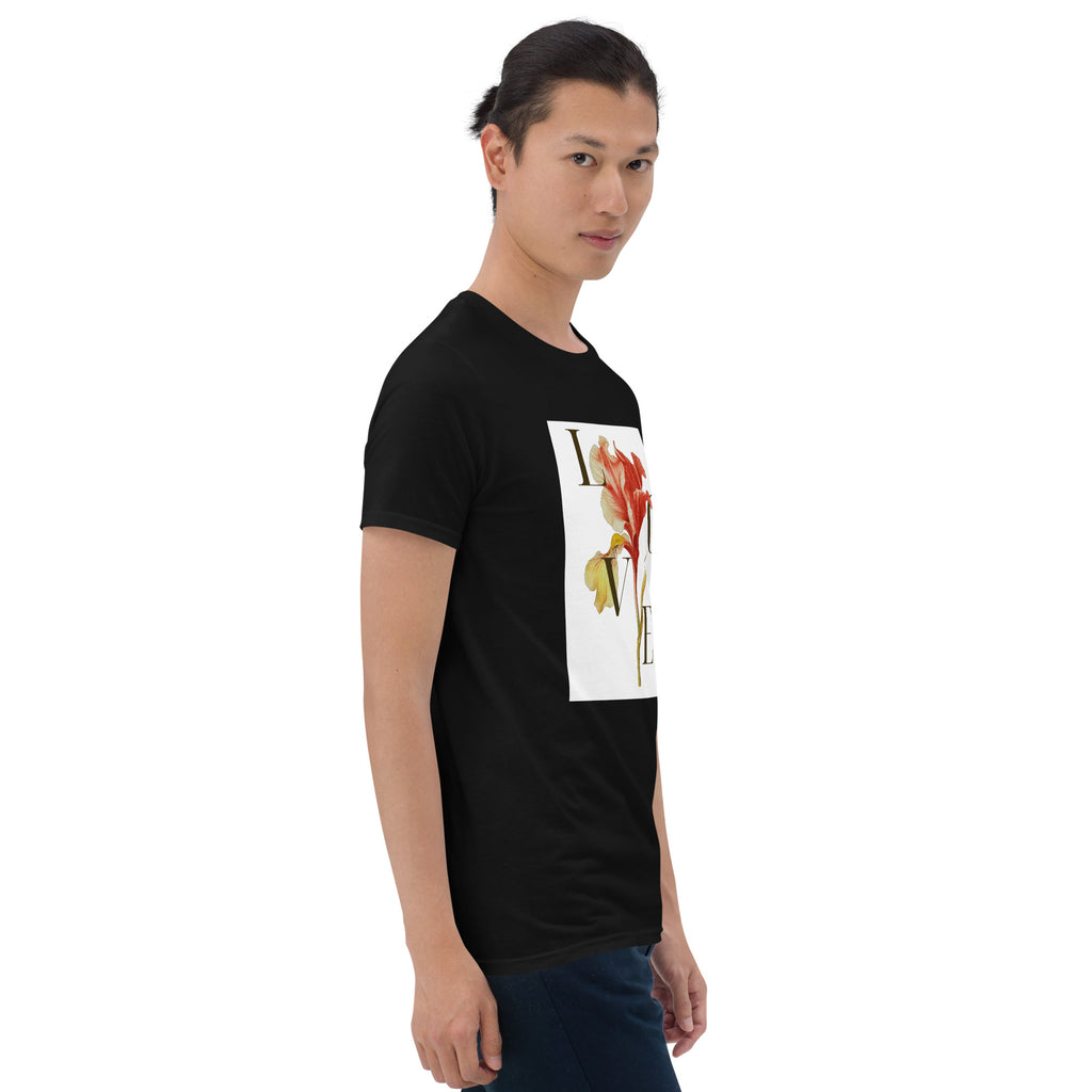 Real Love – Dual-Sided Floral Skull Tee (Unisex)