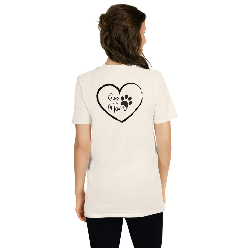 Dog Mom Paw Print Tee – Unisex Pet Lover’s Shirt