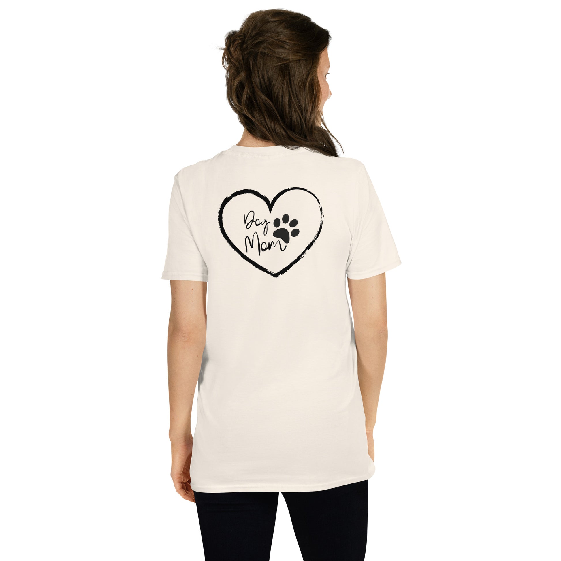Dog Mom Paw Print Tee – Unisex Pet Lover’s Shirt