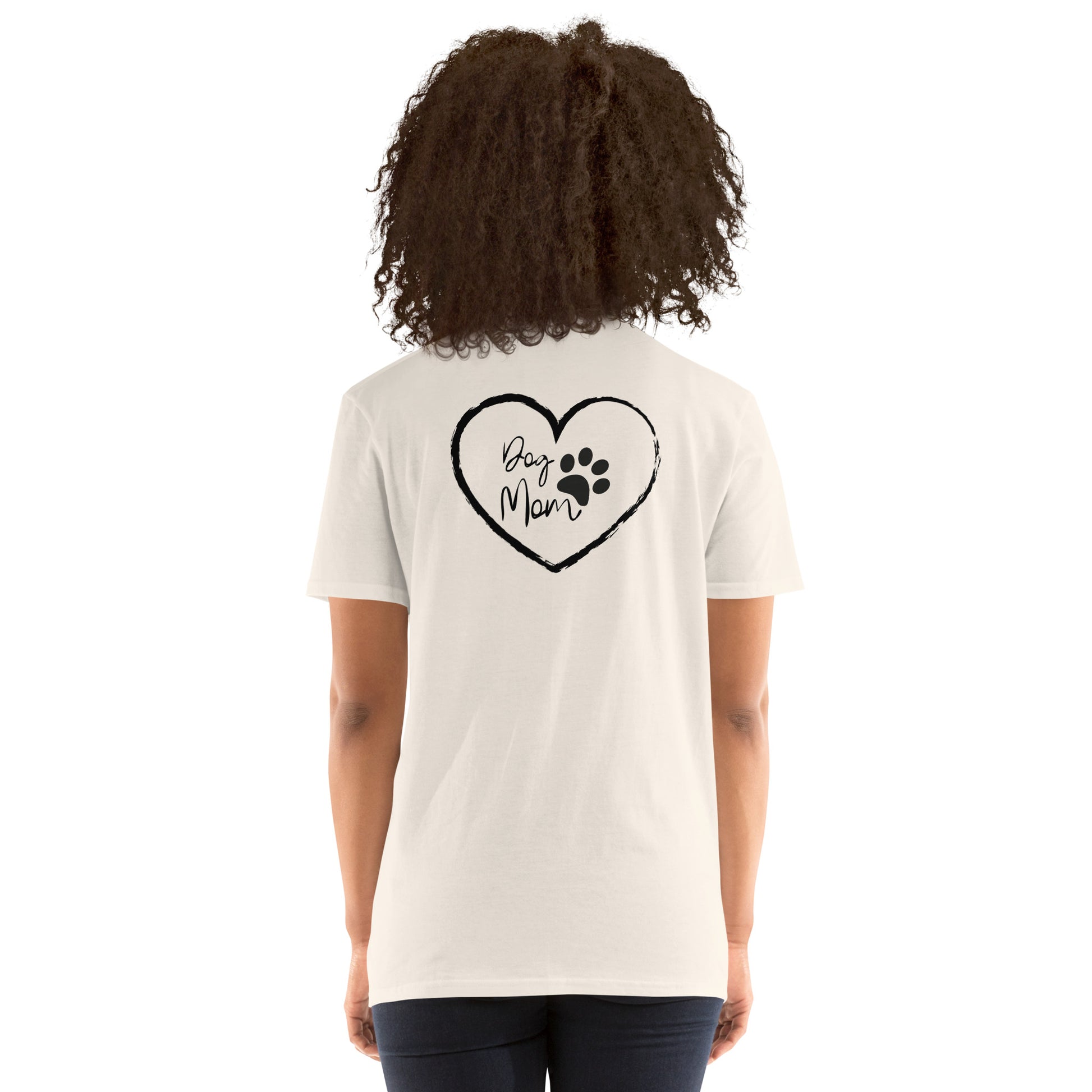 Dog Mom Paw Print Tee – Unisex Pet Lover’s Shirt