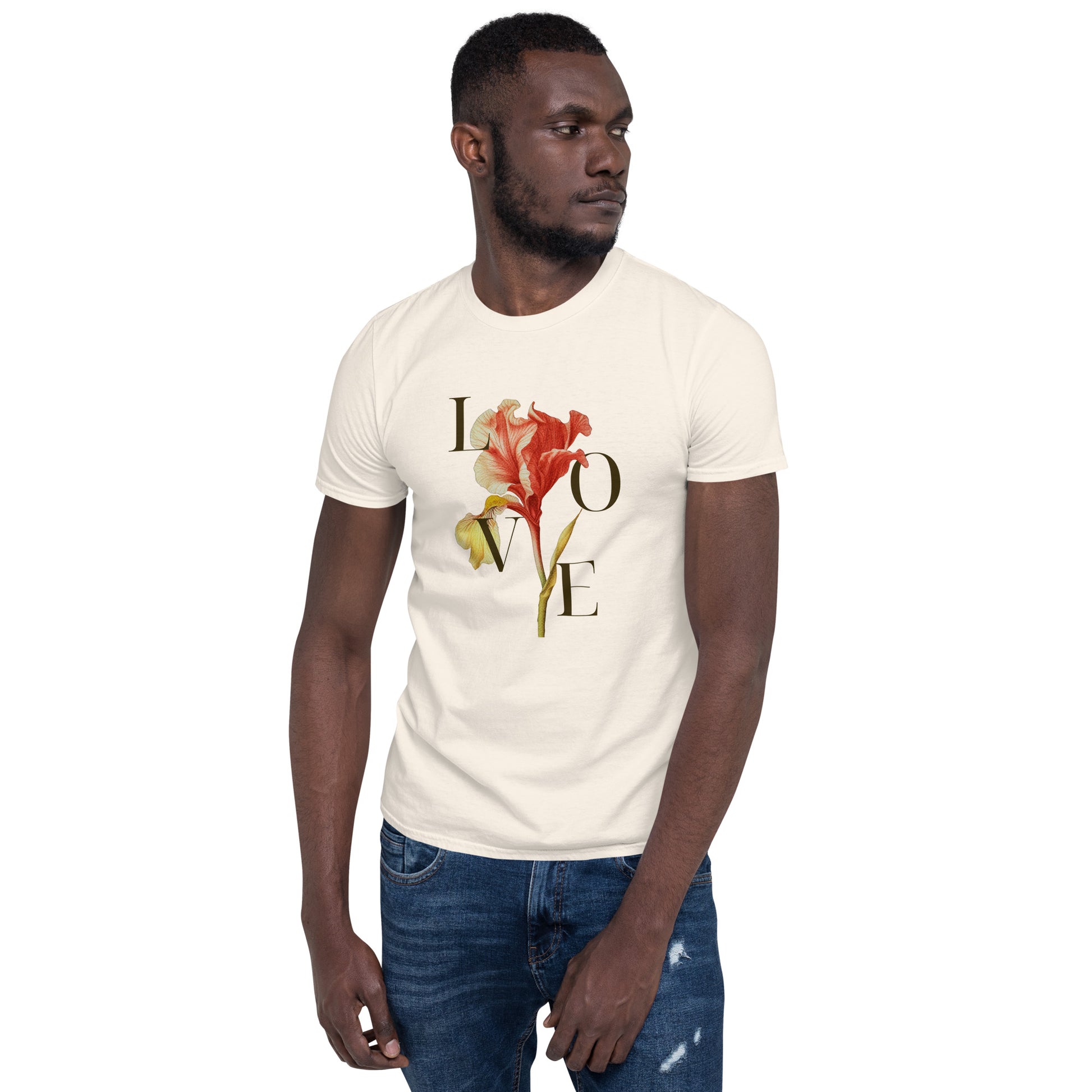 Real Love – Dual-Sided Floral Skull Tee (Unisex)