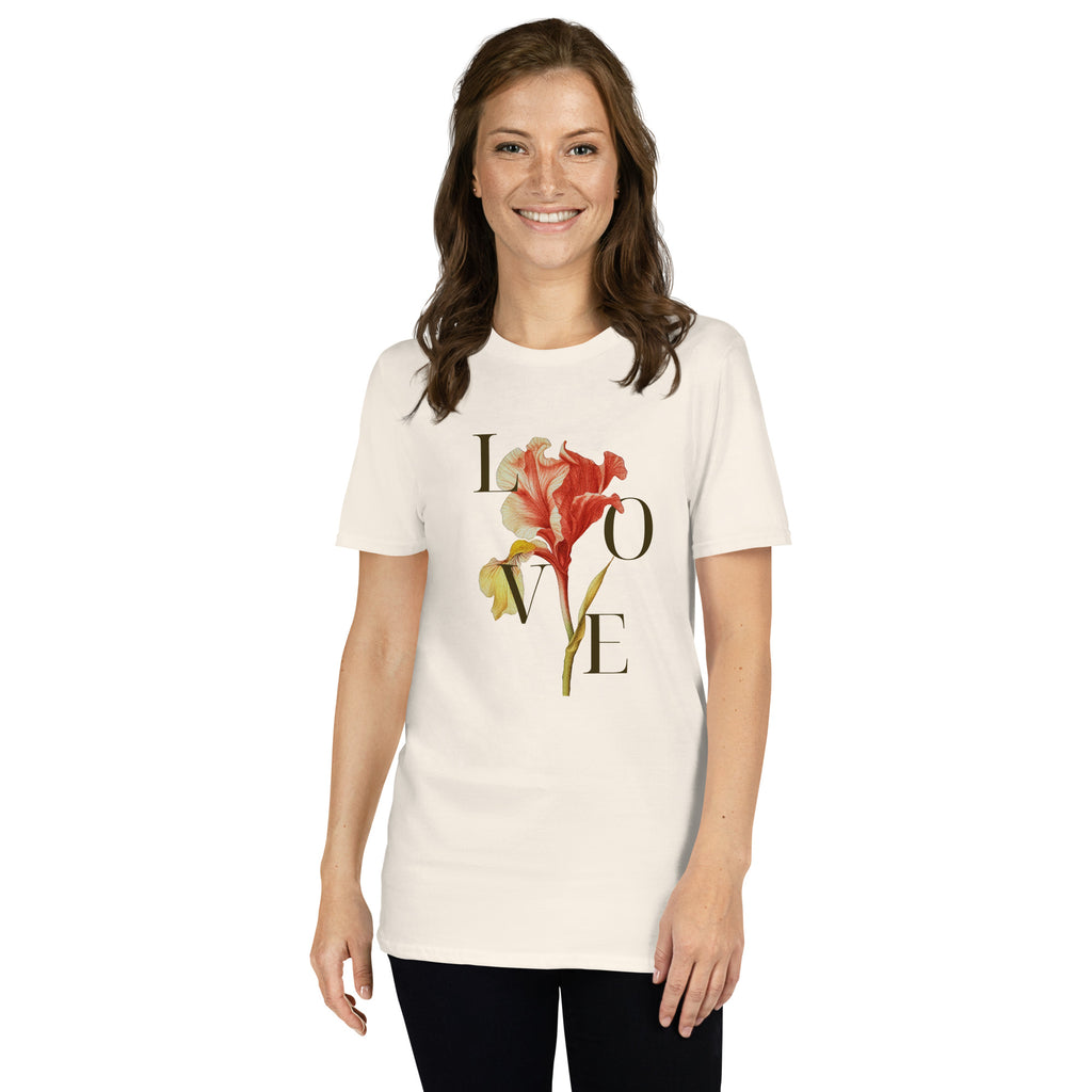 Real Love – Dual-Sided Floral Skull Tee (Unisex)