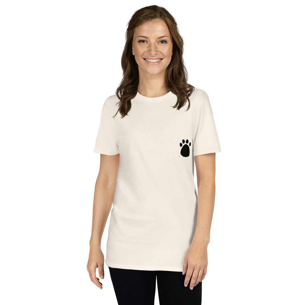 Dog Mom Paw Print Tee – Unisex Pet Lover’s Shirt