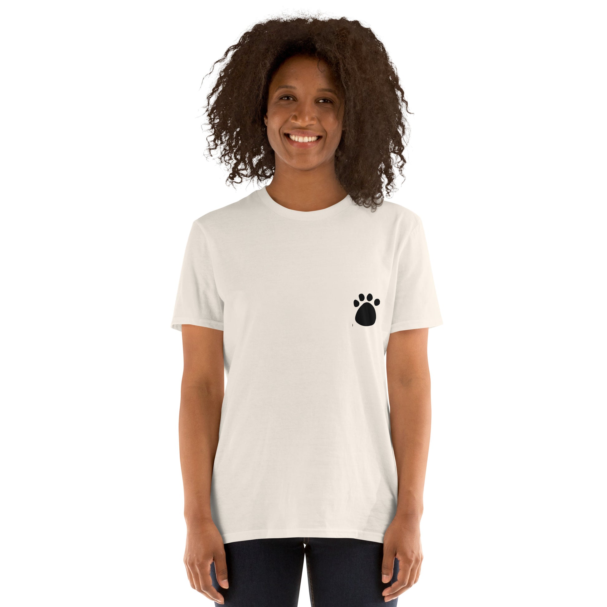 Dog Mom Paw Print Tee – Unisex Pet Lover’s Shirt