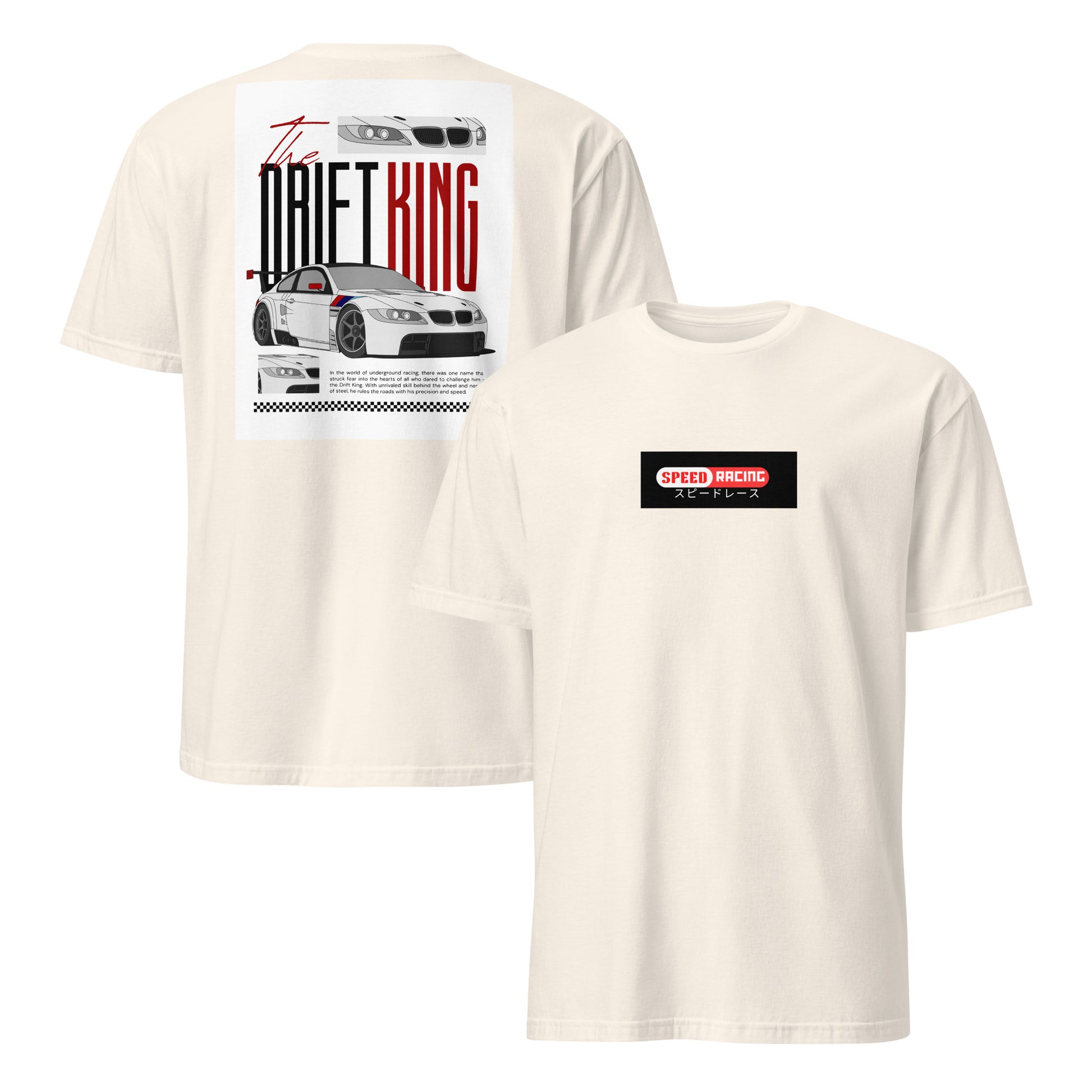 The Drift King – Speed Racing Edition (Unisex Cotton Tee)