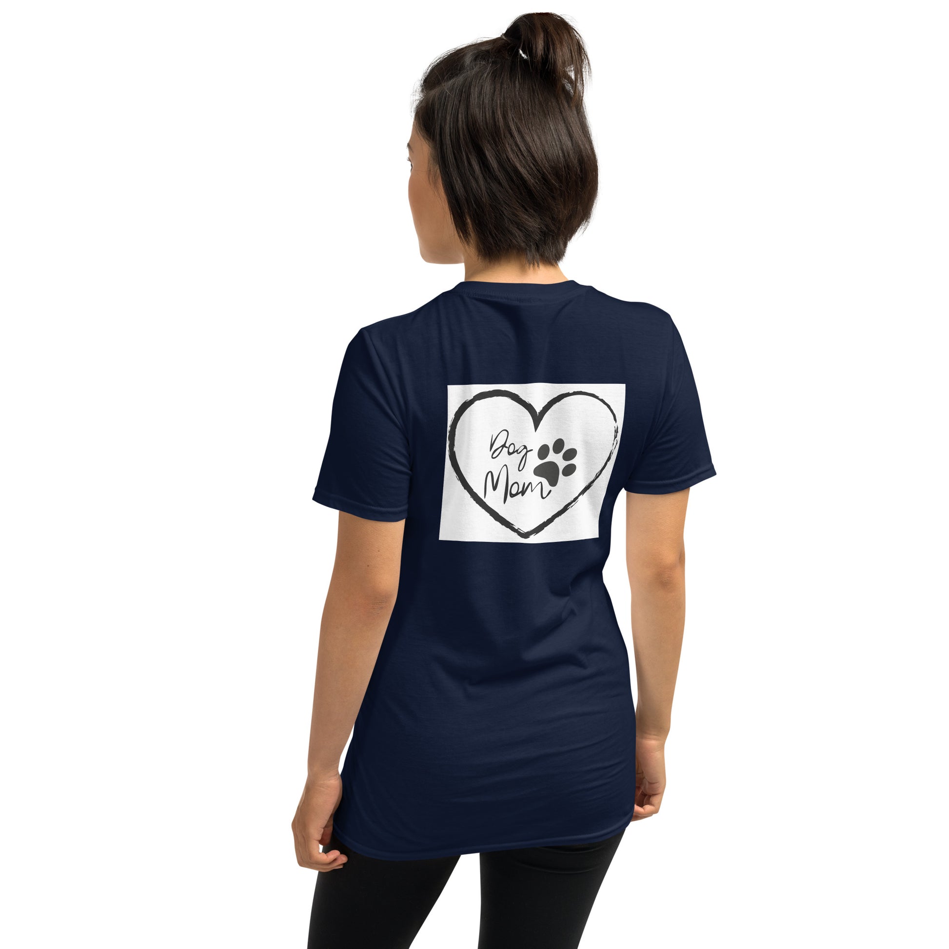 Dog Mom Paw Print Tee – Unisex Pet Lover’s Shirt
