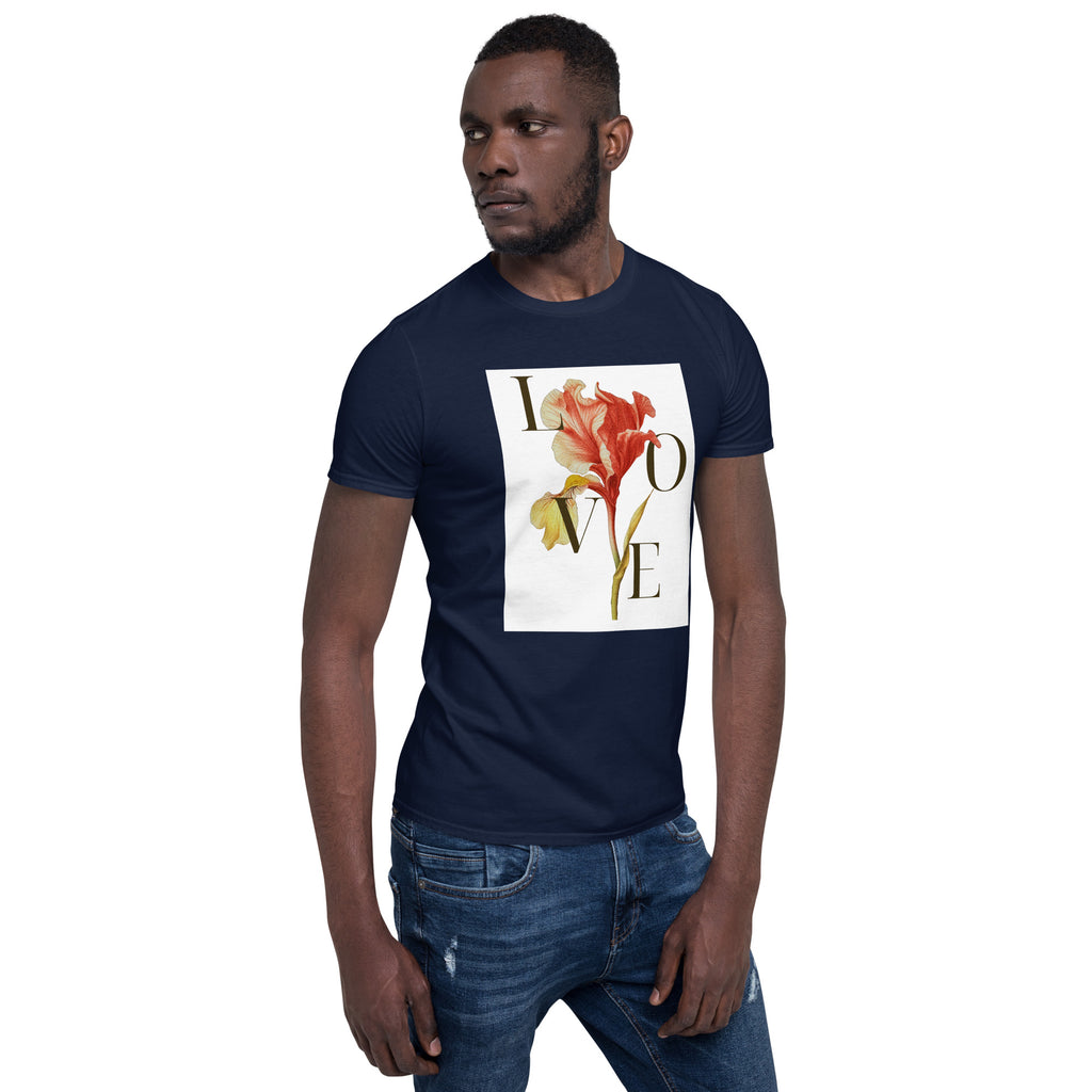 Real Love – Dual-Sided Floral Skull Tee (Unisex)