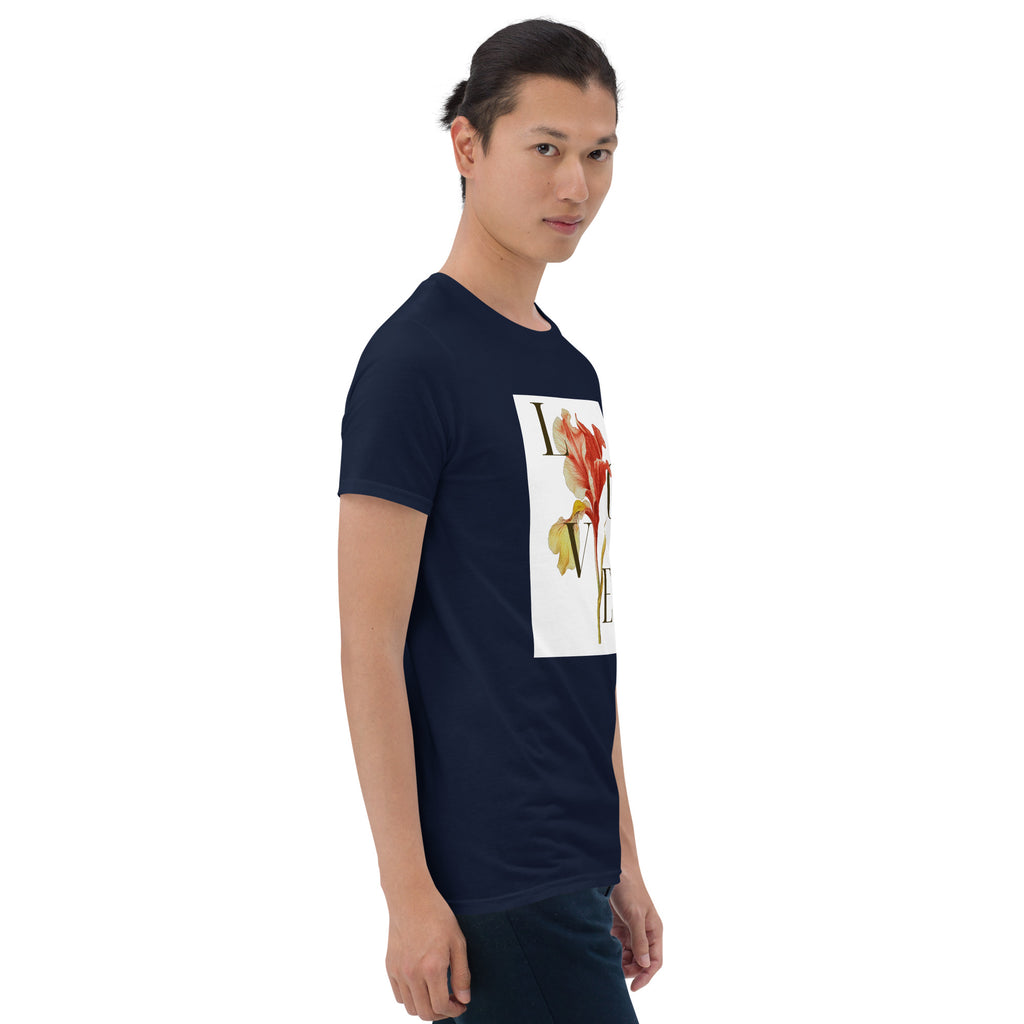 Real Love – Dual-Sided Floral Skull Tee (Unisex)