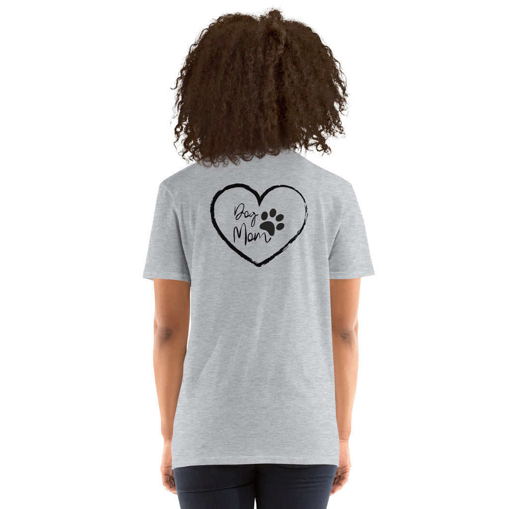 Dog Mom Paw Print Tee – Unisex Pet Lover’s Shirt