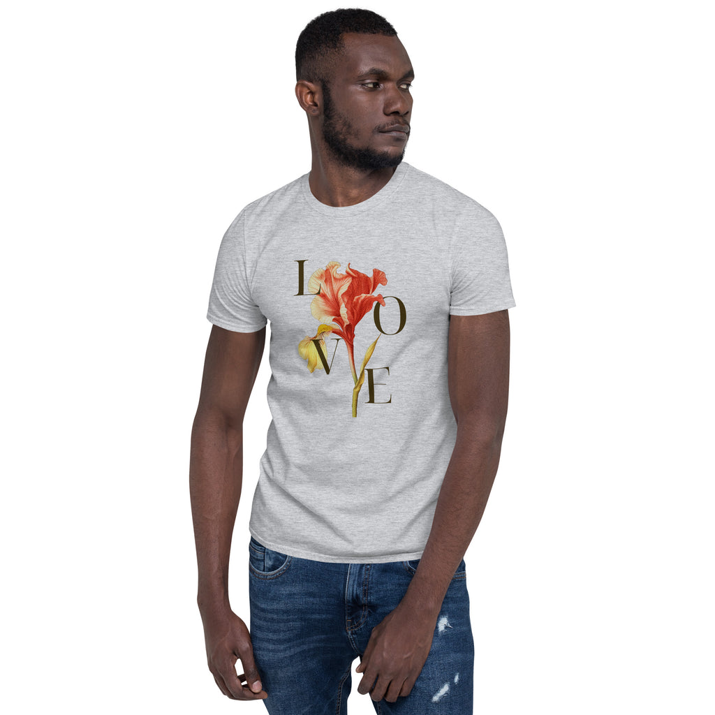 Real Love – Dual-Sided Floral Skull Tee (Unisex)