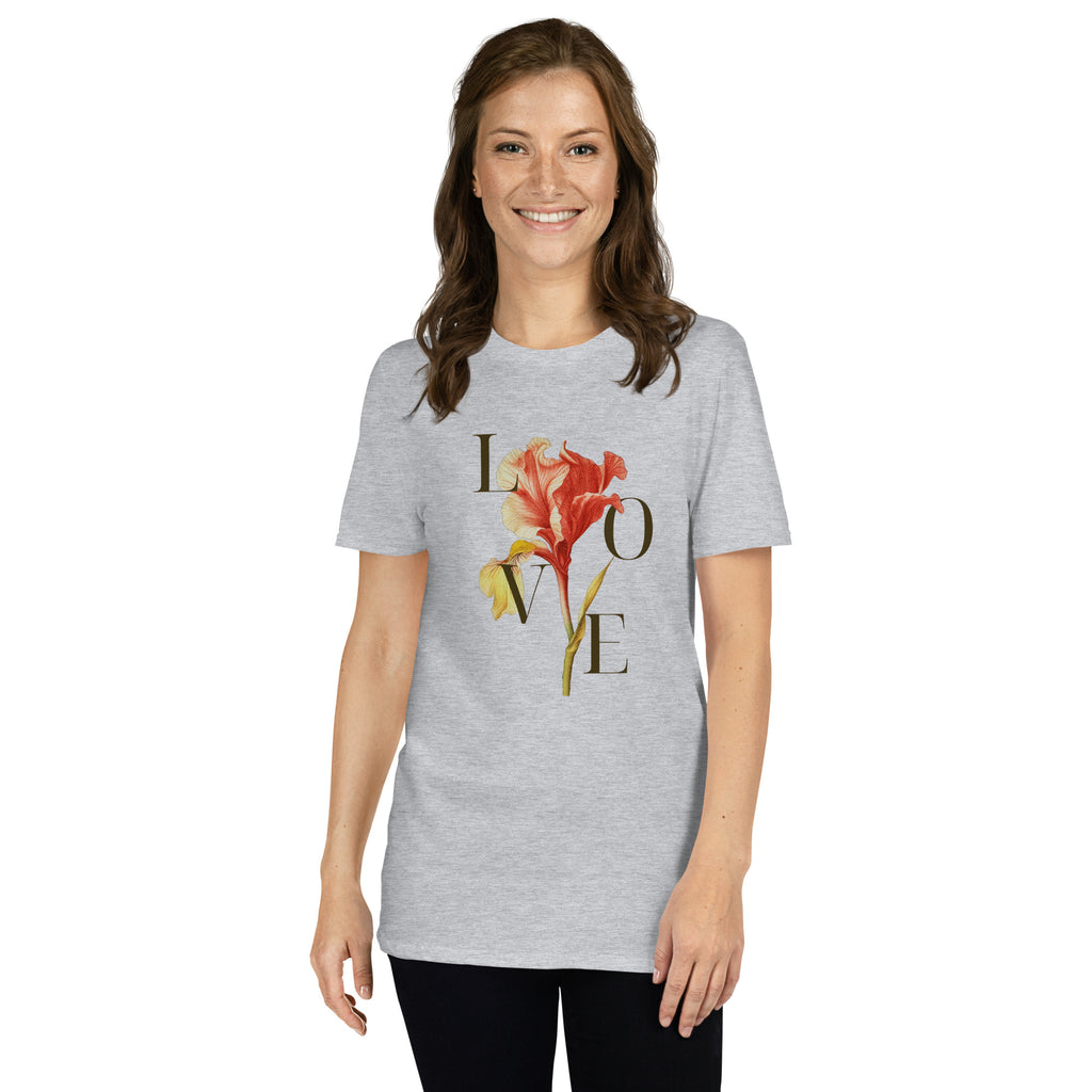Real Love – Dual-Sided Floral Skull Tee (Unisex)