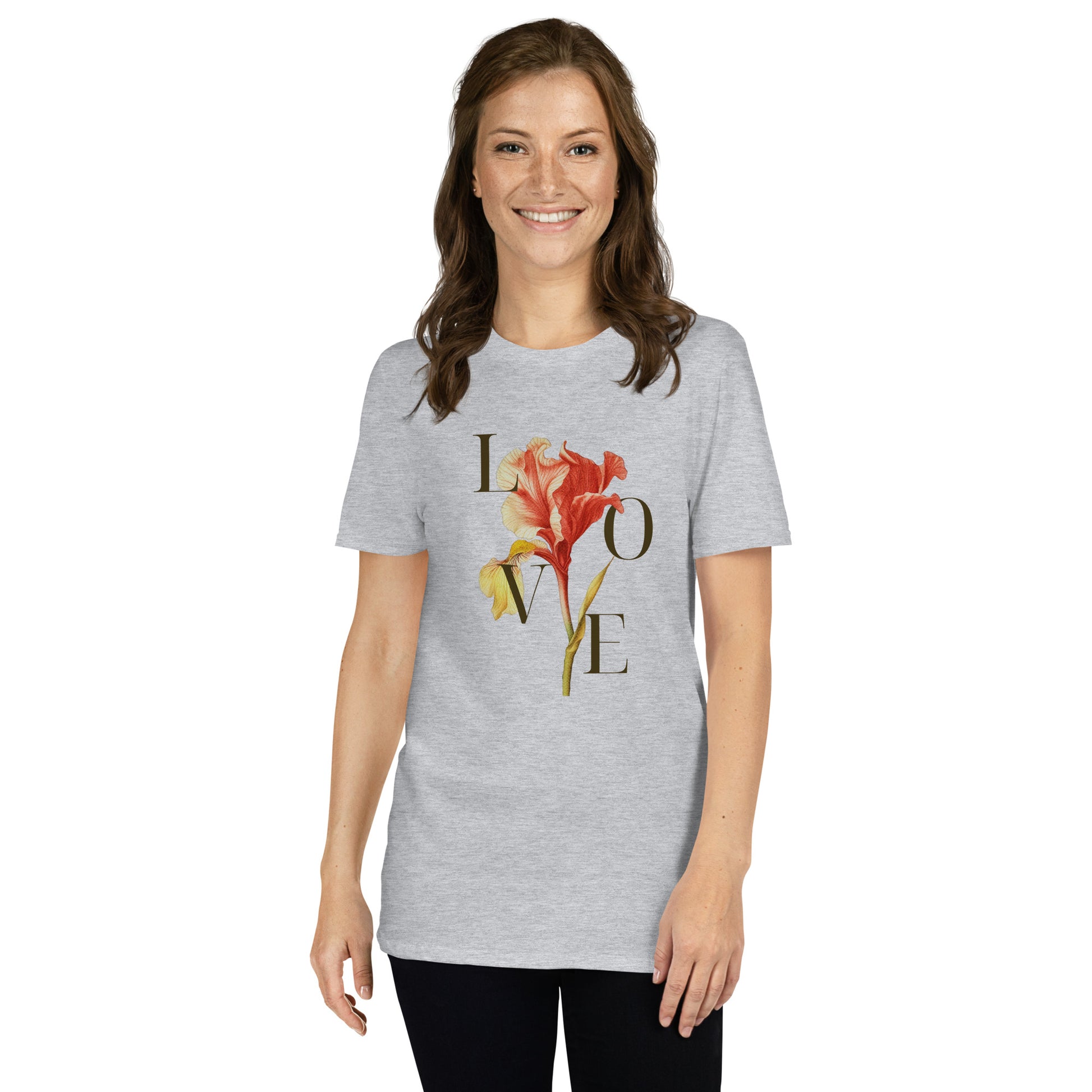 Real Love – Dual-Sided Floral Skull Tee (Unisex)