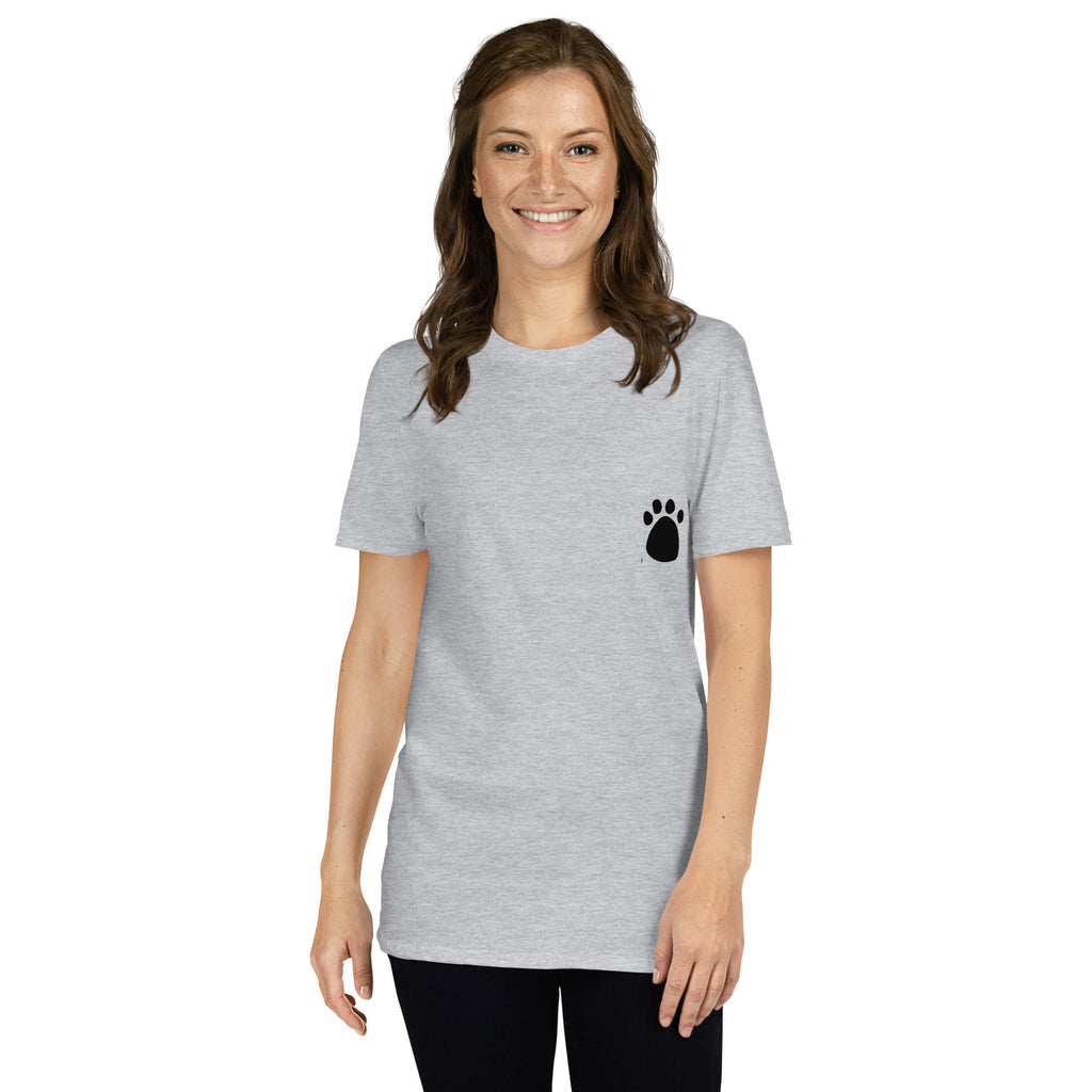 Dog Mom Paw Print Tee – Unisex Pet Lover’s Shirt