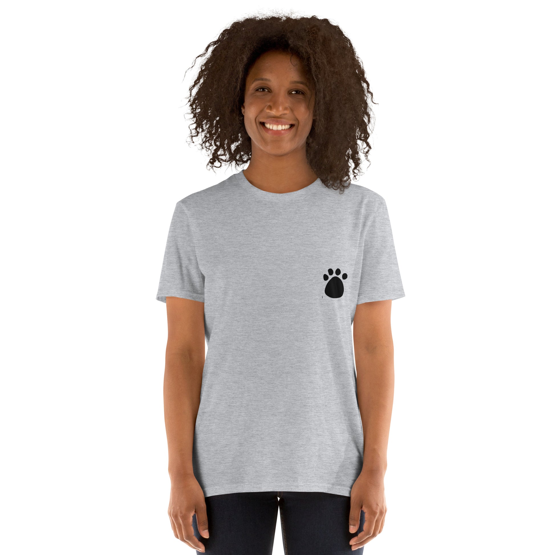 Dog Mom Paw Print Tee – Unisex Pet Lover’s Shirt