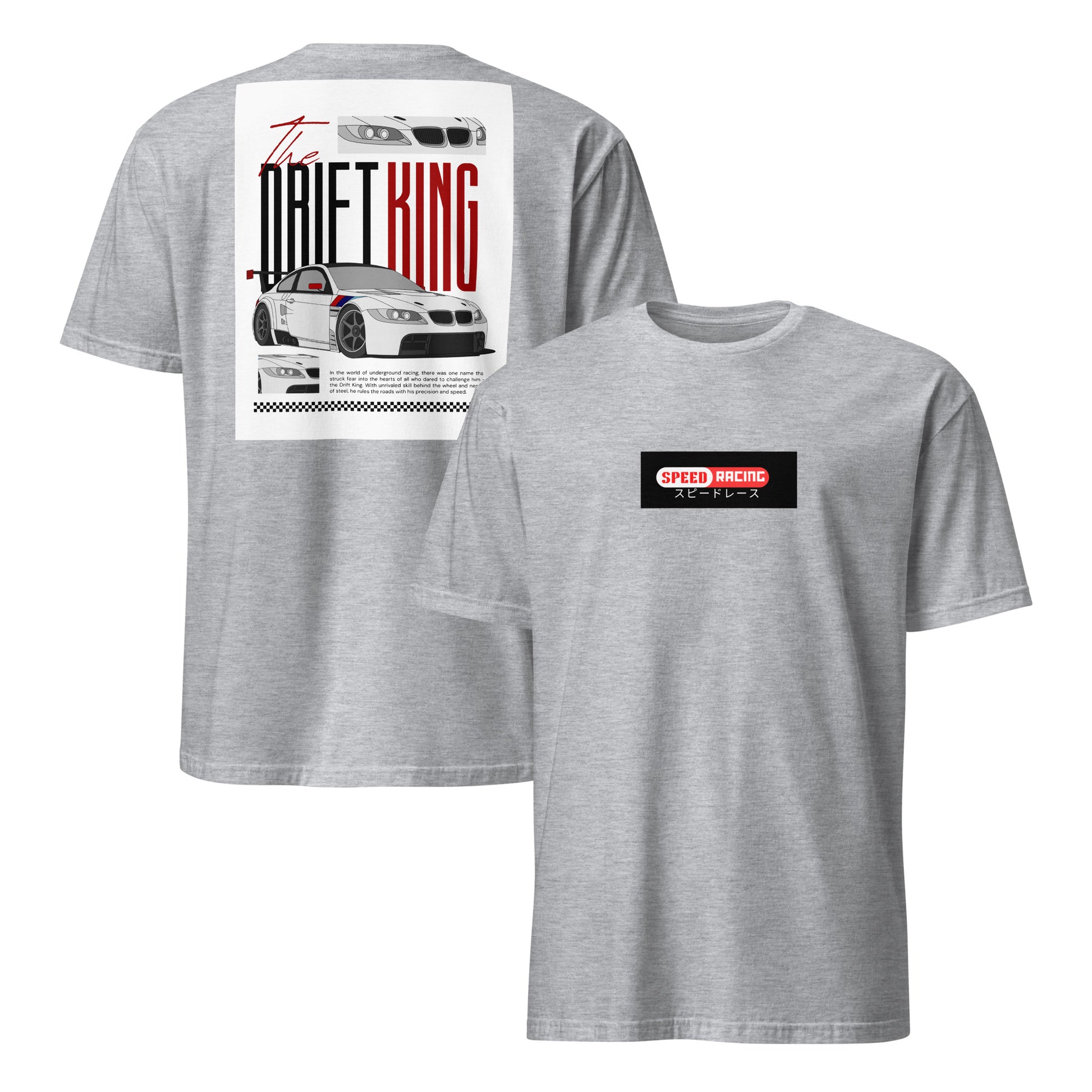 The Drift King – Speed Racing Edition (Unisex Cotton Tee)
