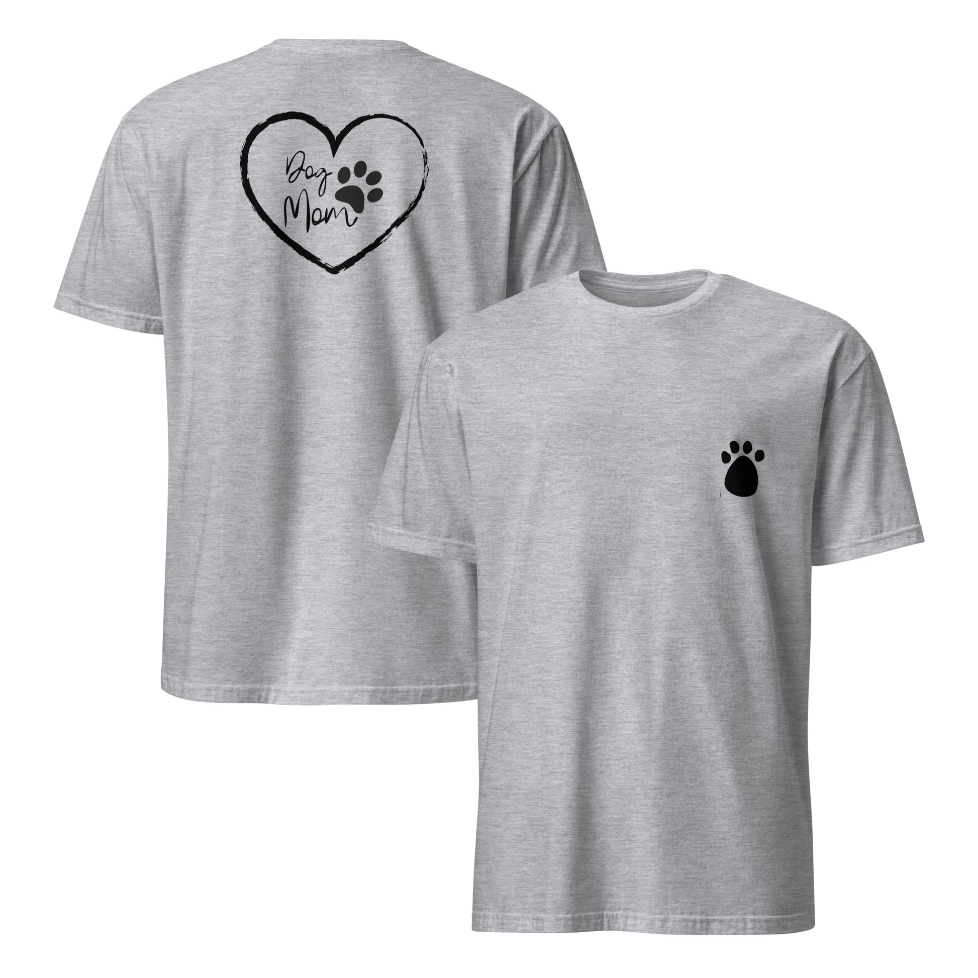 Dog Mom Paw Print Tee – Unisex Pet Lover’s Shirt