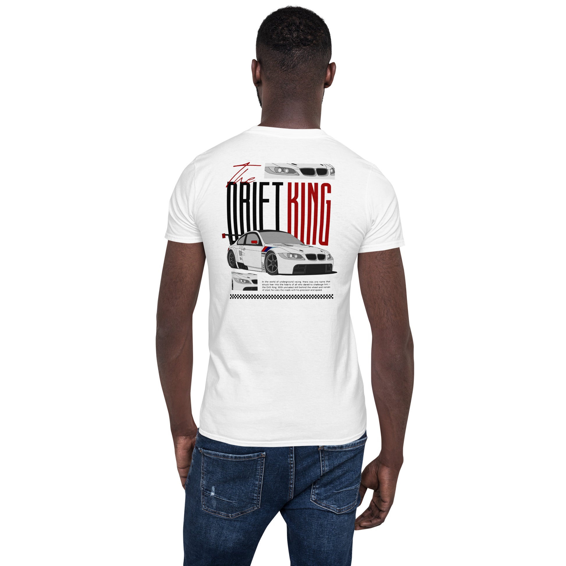 The Drift King – Speed Racing Edition (Unisex Cotton Tee)