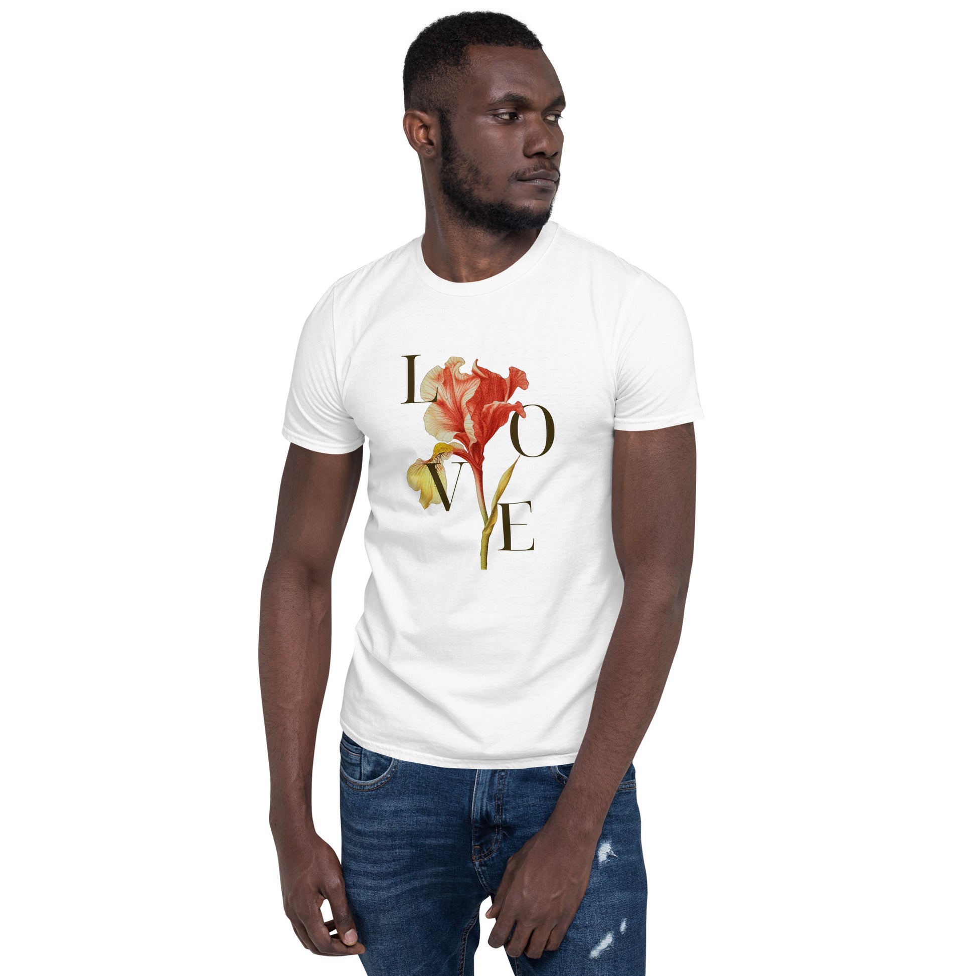 Real Love – Dual-Sided Floral Skull Tee (Unisex)