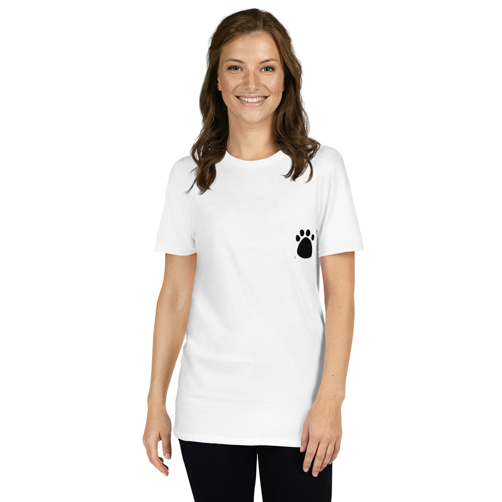 Dog Mom Paw Print Tee – Unisex Pet Lover’s Shirt