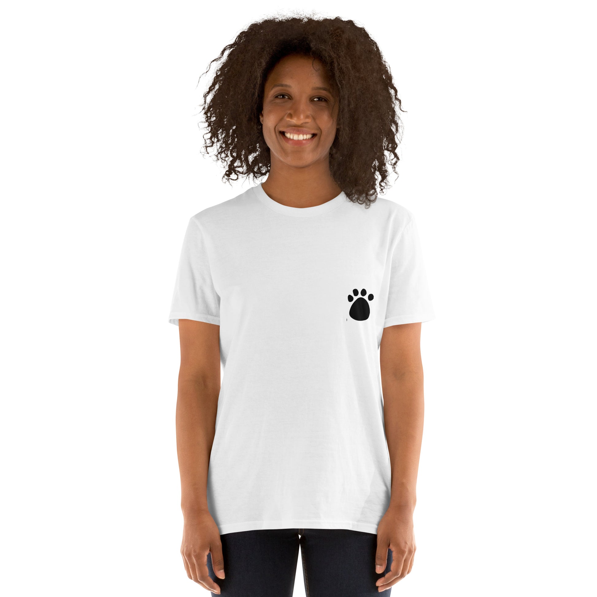 Dog Mom Paw Print Tee – Unisex Pet Lover’s Shirt