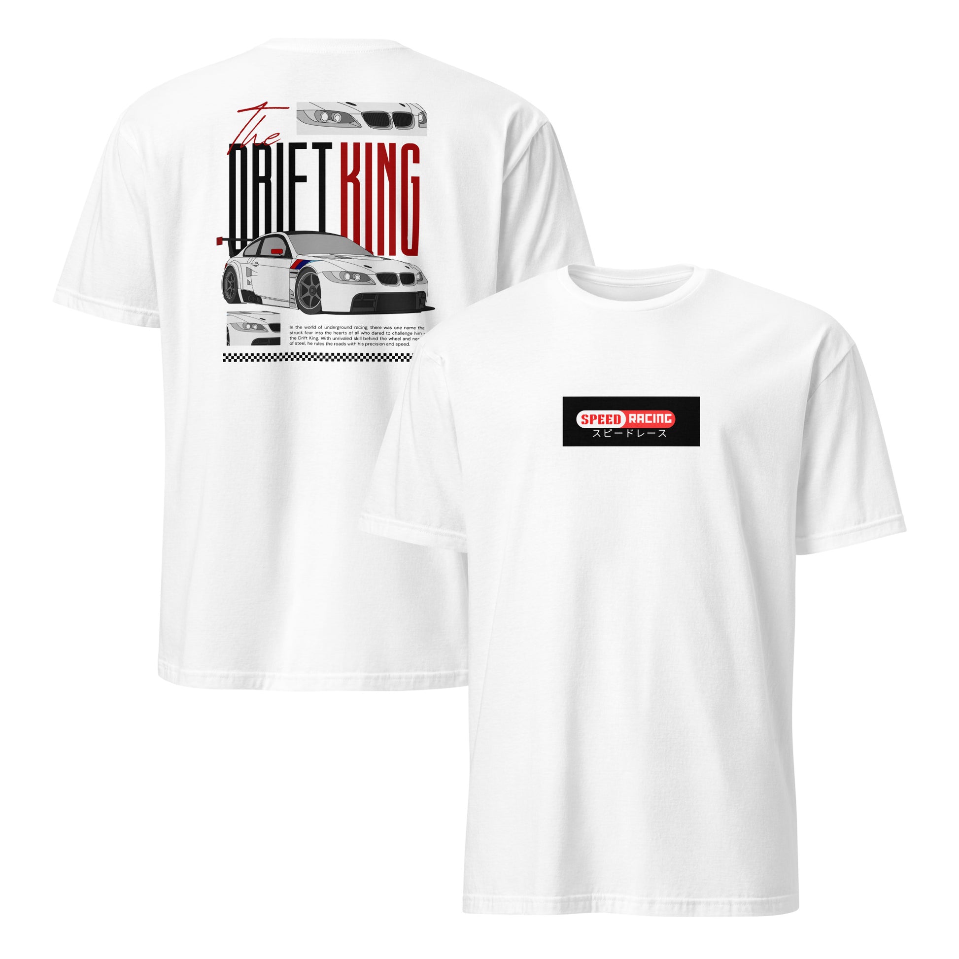 The Drift King – Speed Racing Edition (Unisex Cotton Tee)
