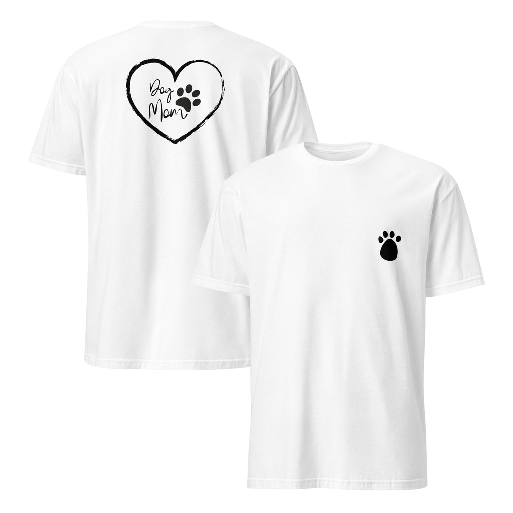 Dog Mom Paw Print Tee – Unisex Pet Lover’s Shirt
