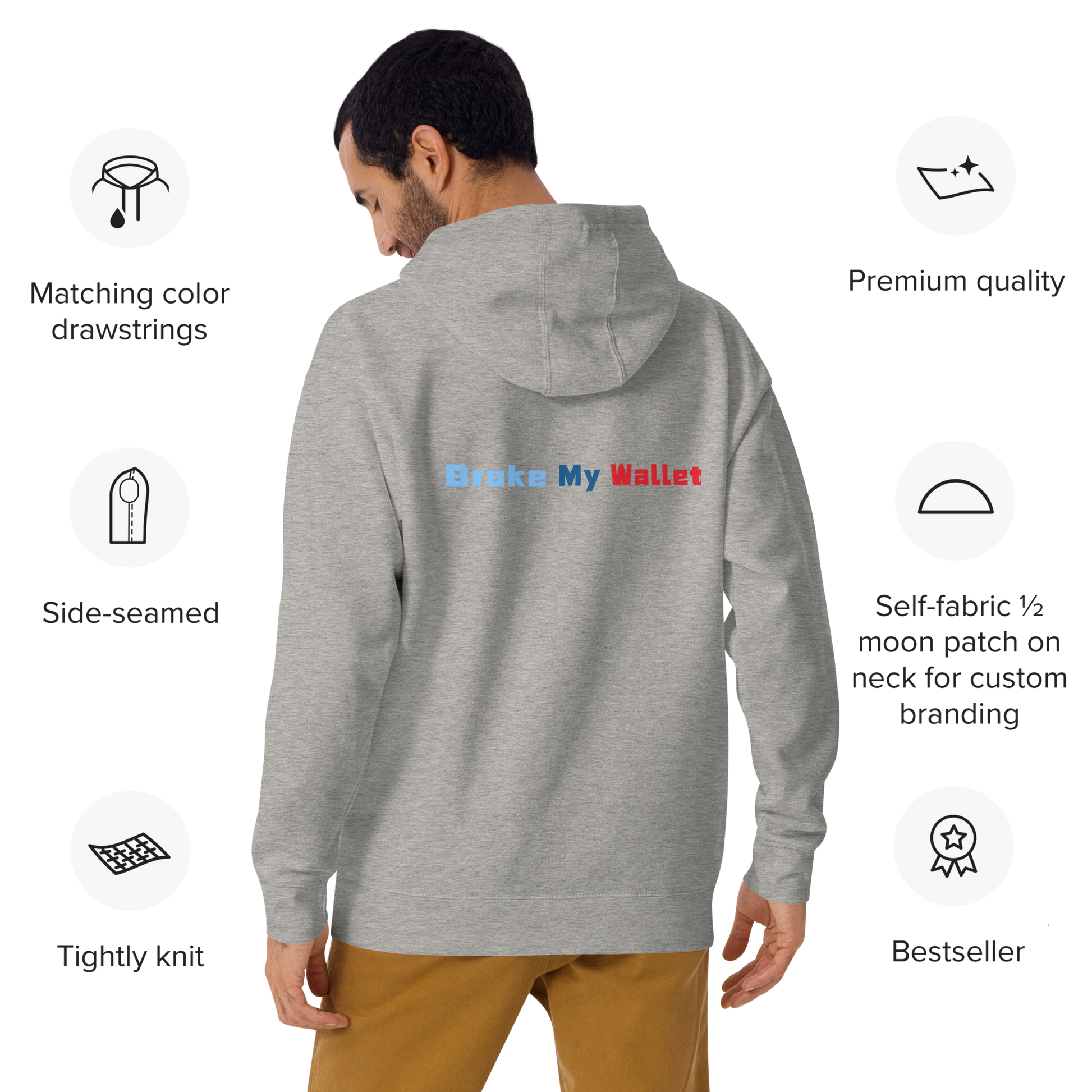 BMW- break my wallets | Unisex Premium Hoodie