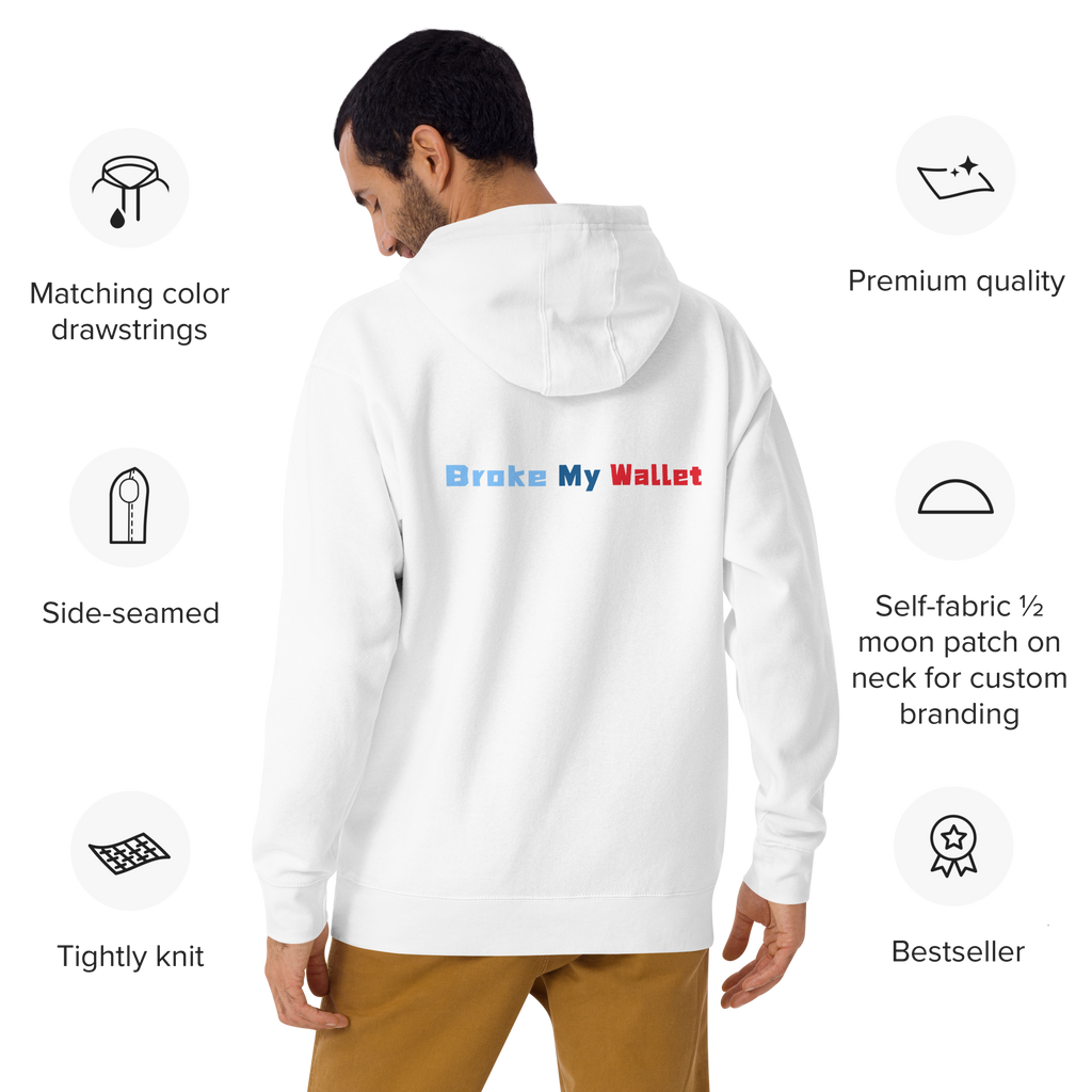 BMW- break my wallets | Unisex Premium Hoodie
